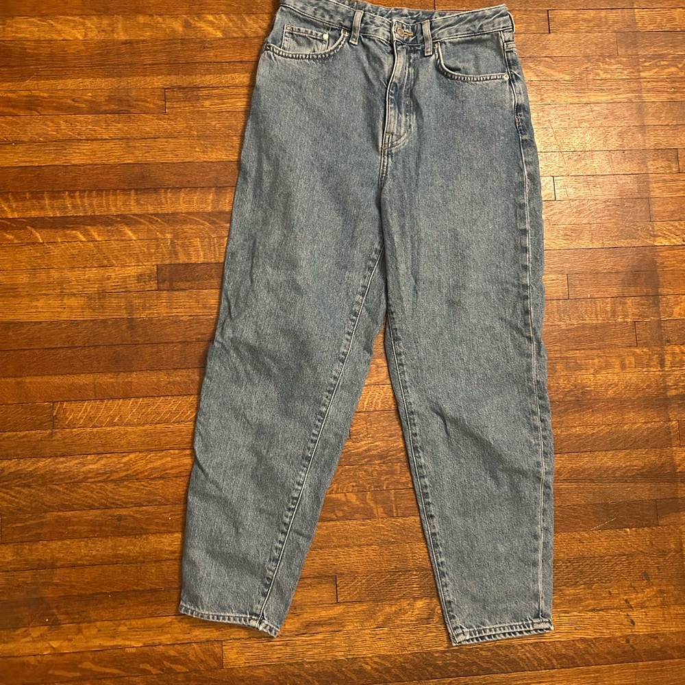 &Denim Blue Mom Jeans